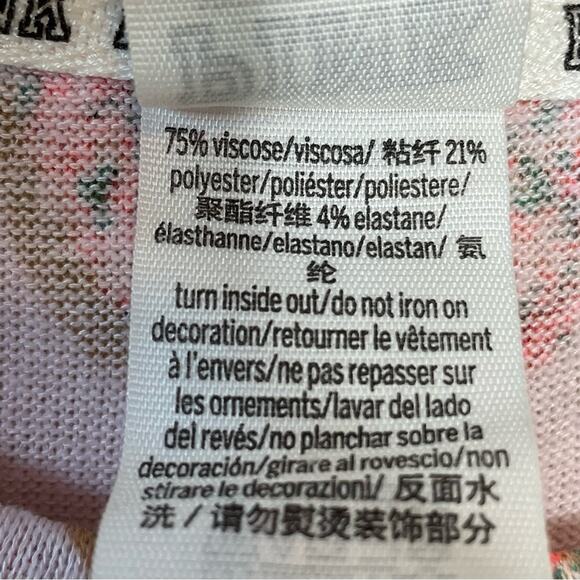 Victoria’s Secret Pink Cozy Sleep long sleeve Sprinkle Donut print pajama top XS - Picture 6 of 6